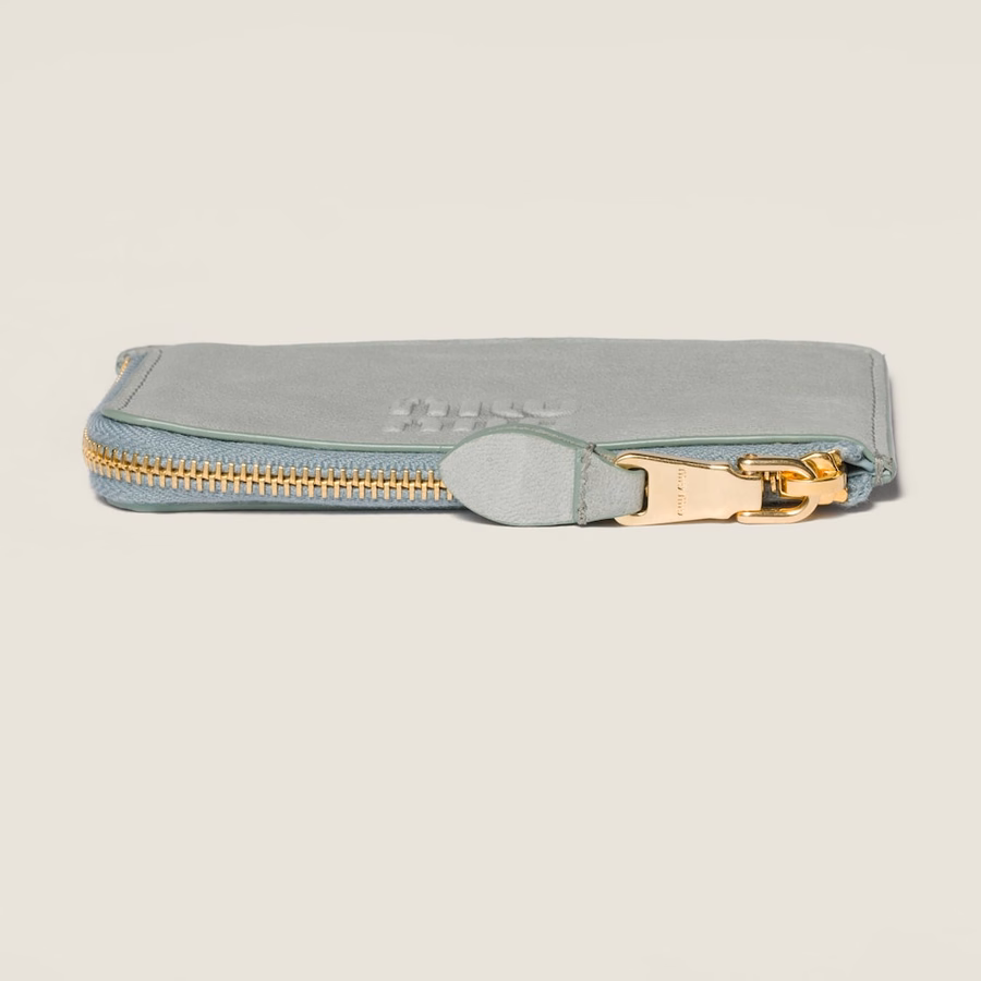 Nappa leather envelope card holder