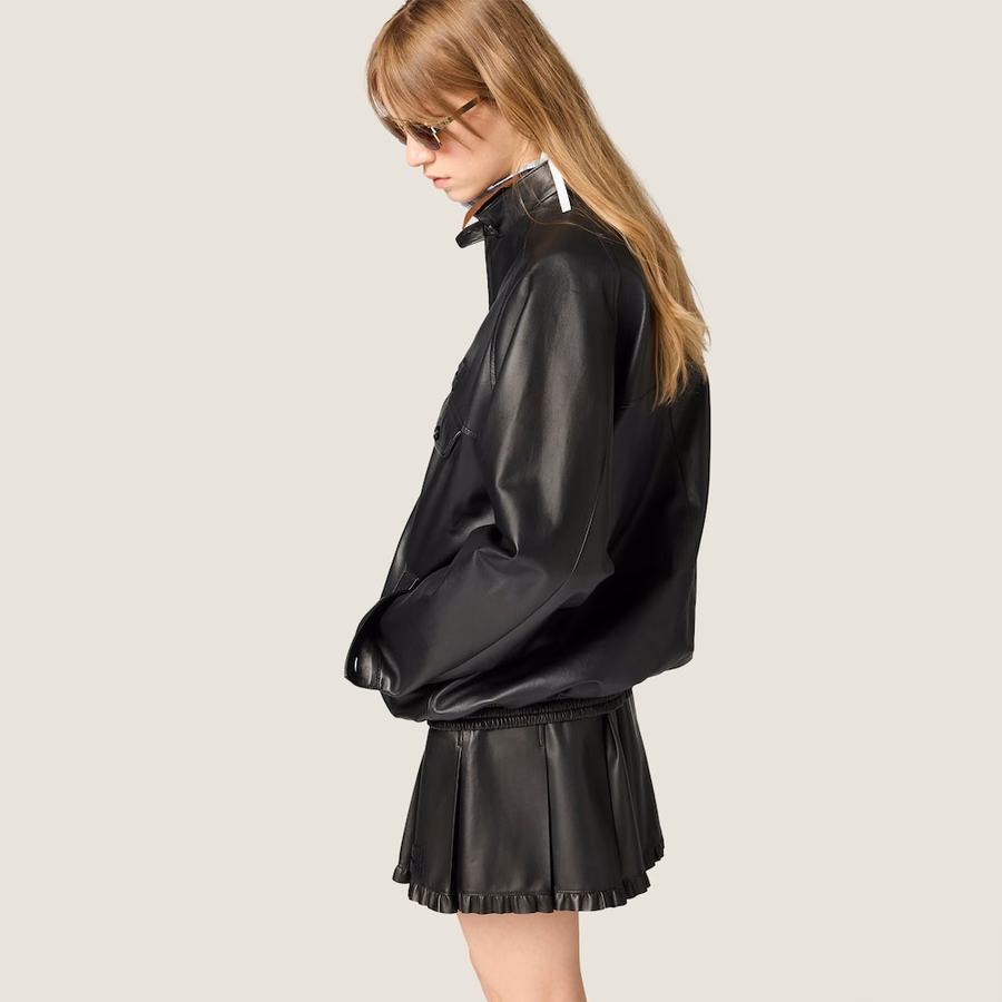 Nappa leather jacket