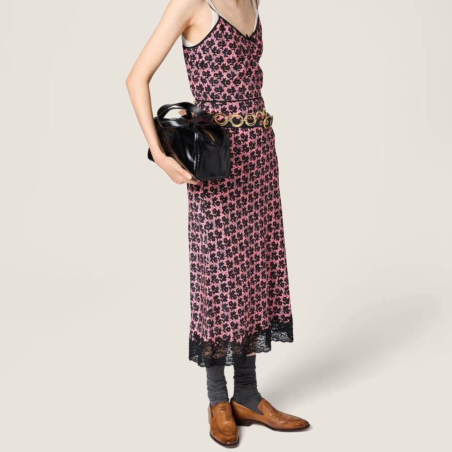 Crêpe de chine dress
