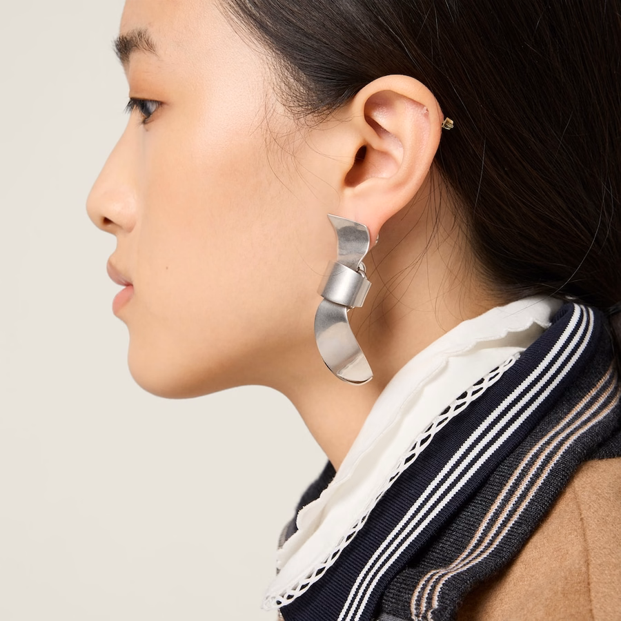 Metal earrings