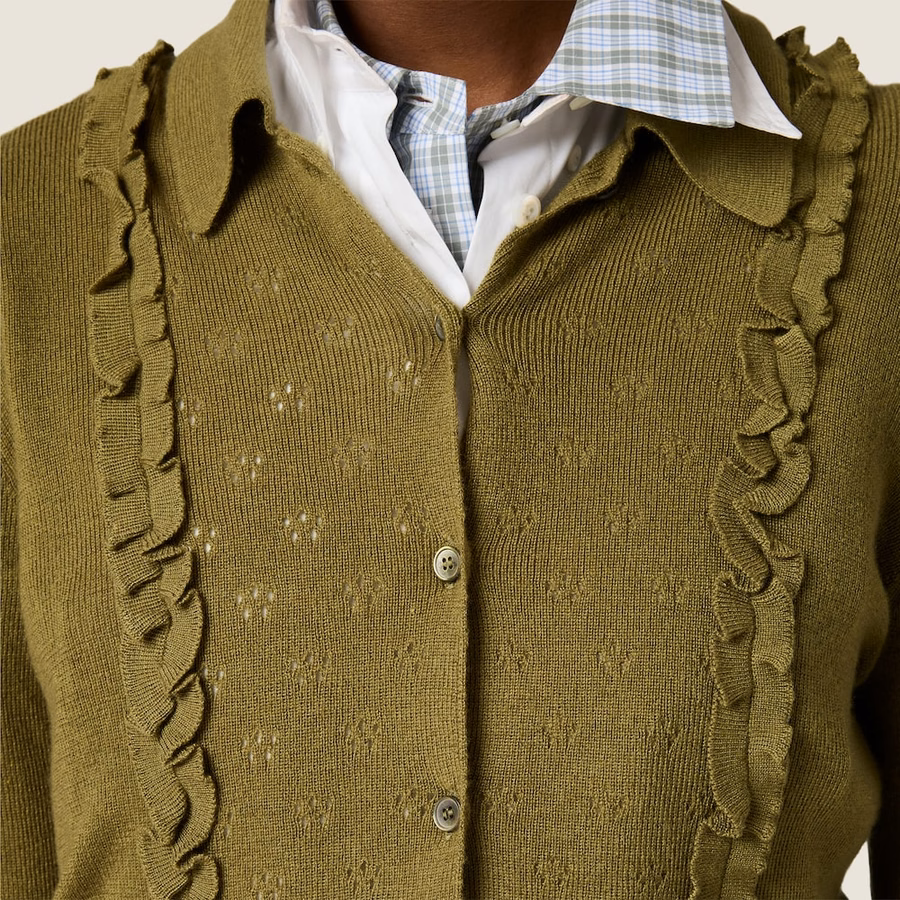 Cashmere and silk cardigan