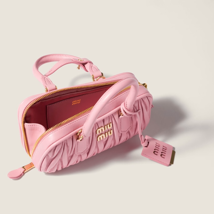 Arcadie matelassé nappa leather mini-bag