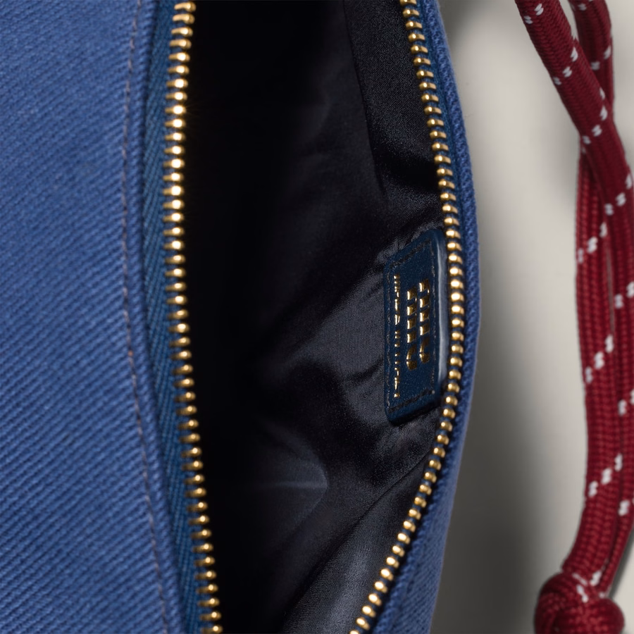 Gabardine pouch