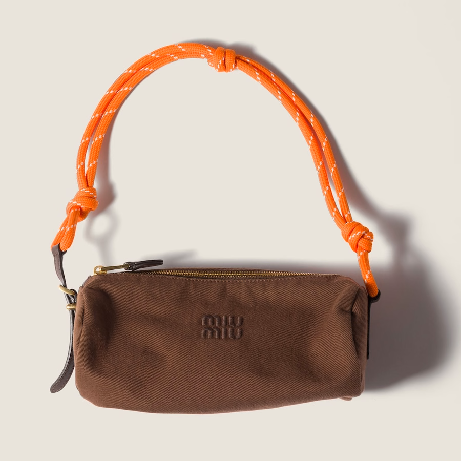 Gabardine pouch