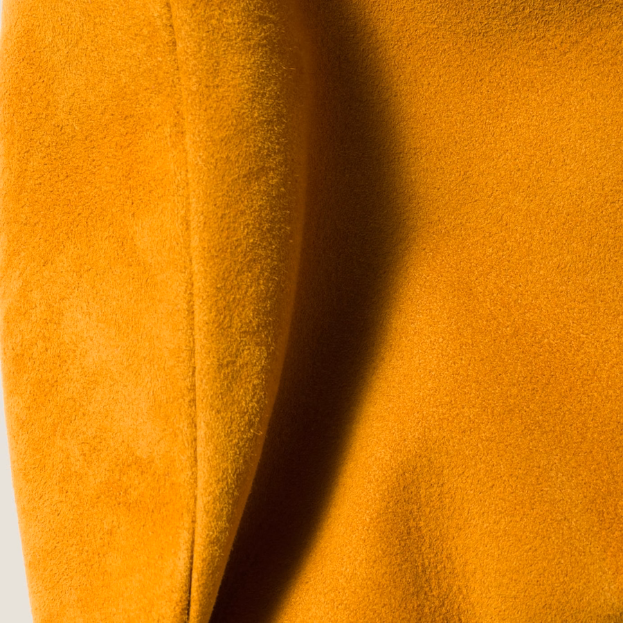 Suede pouch