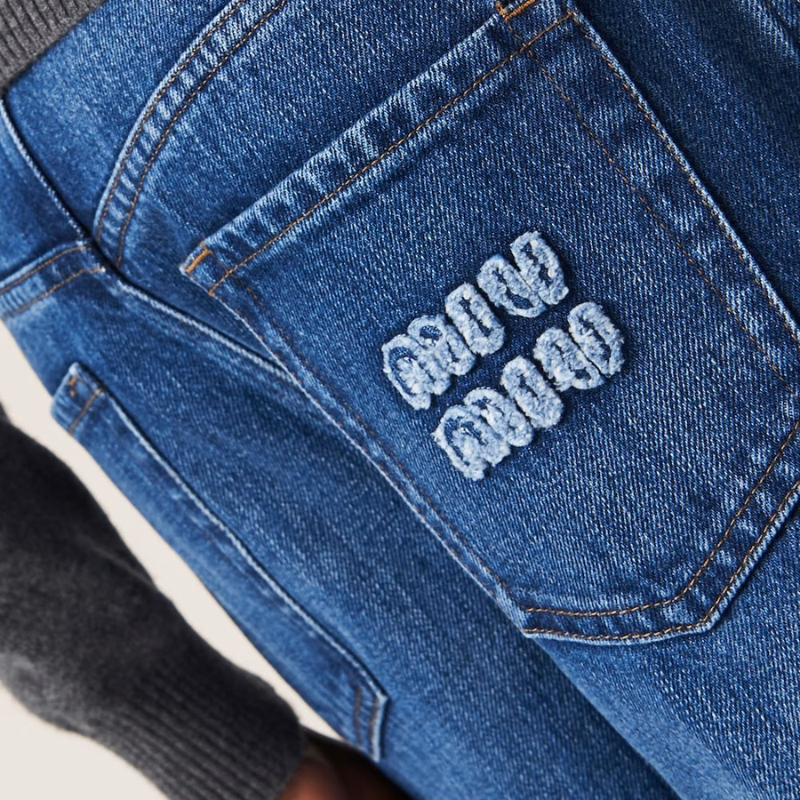 Five-pocket denim jeans