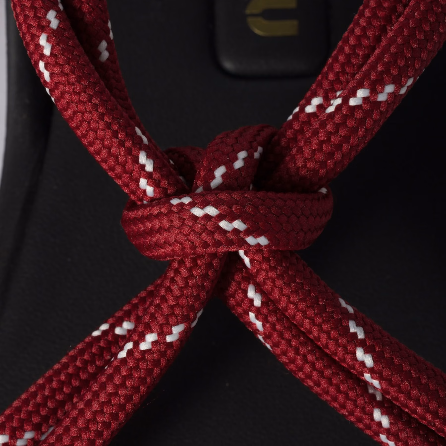 Riviere cord and leather sandals