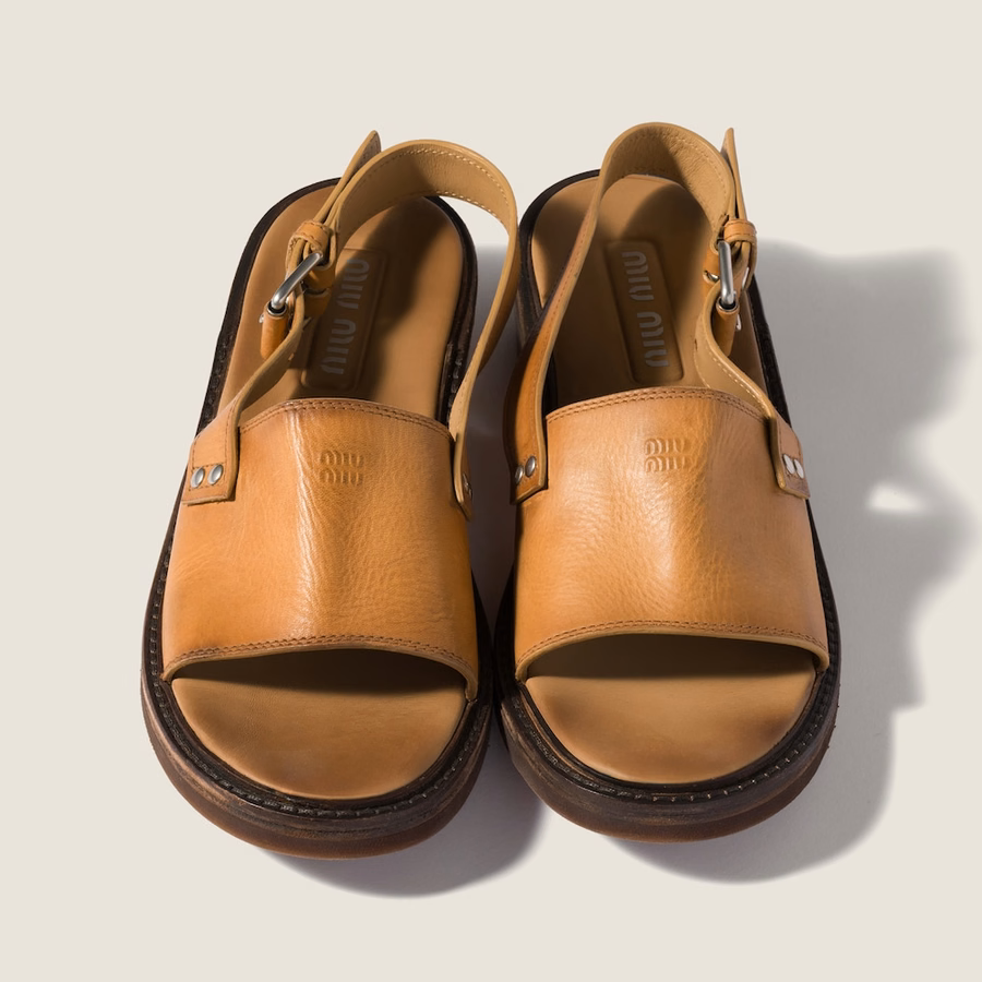 Leather sandals