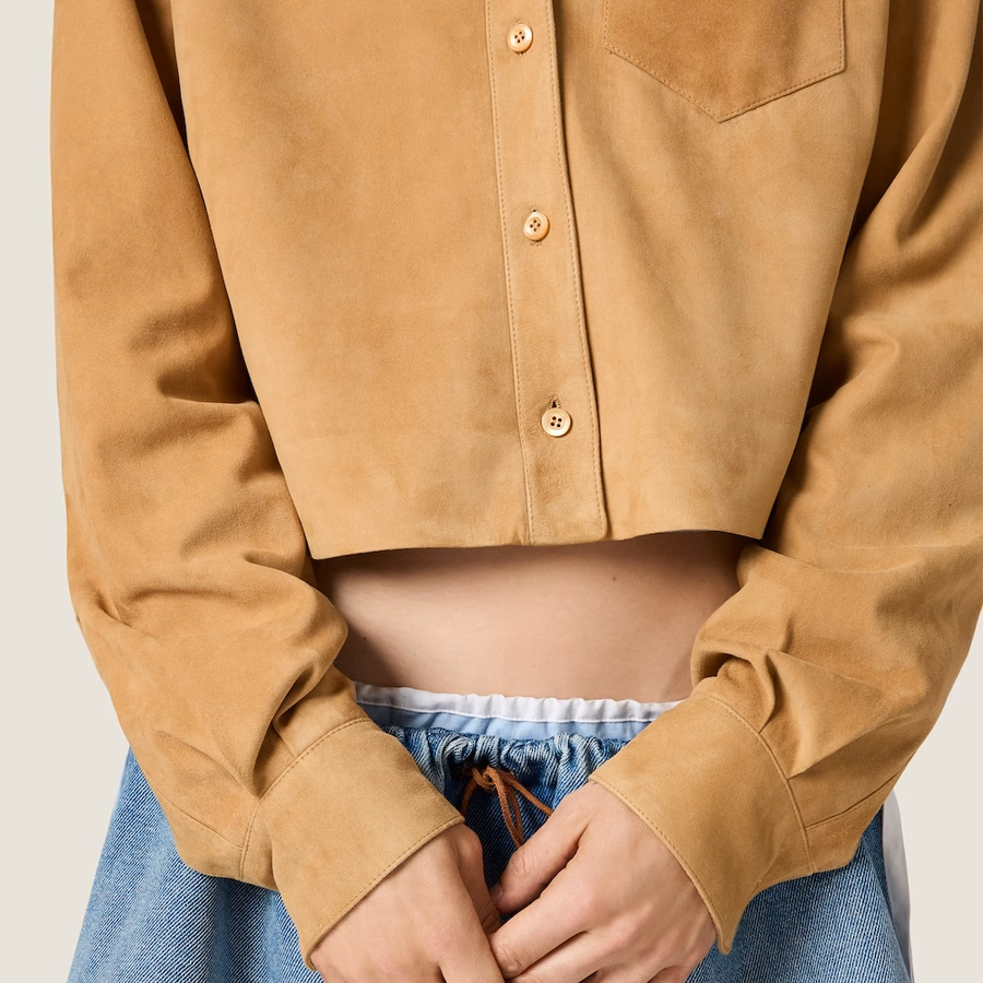 Suede shirt