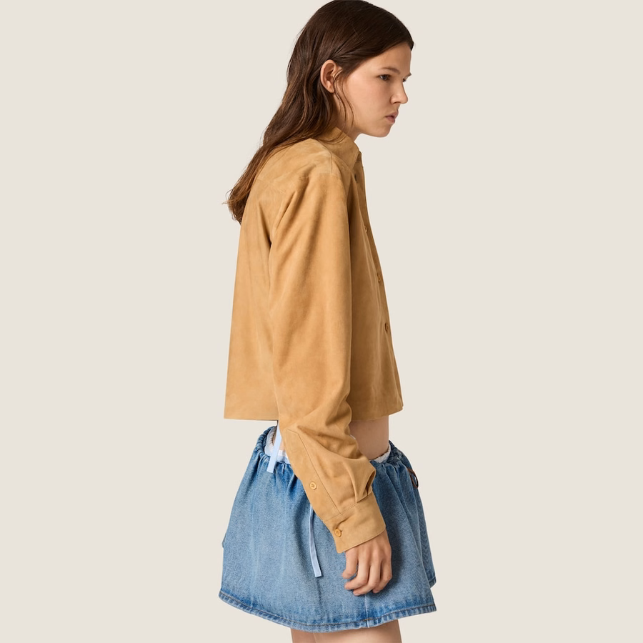 Suede shirt