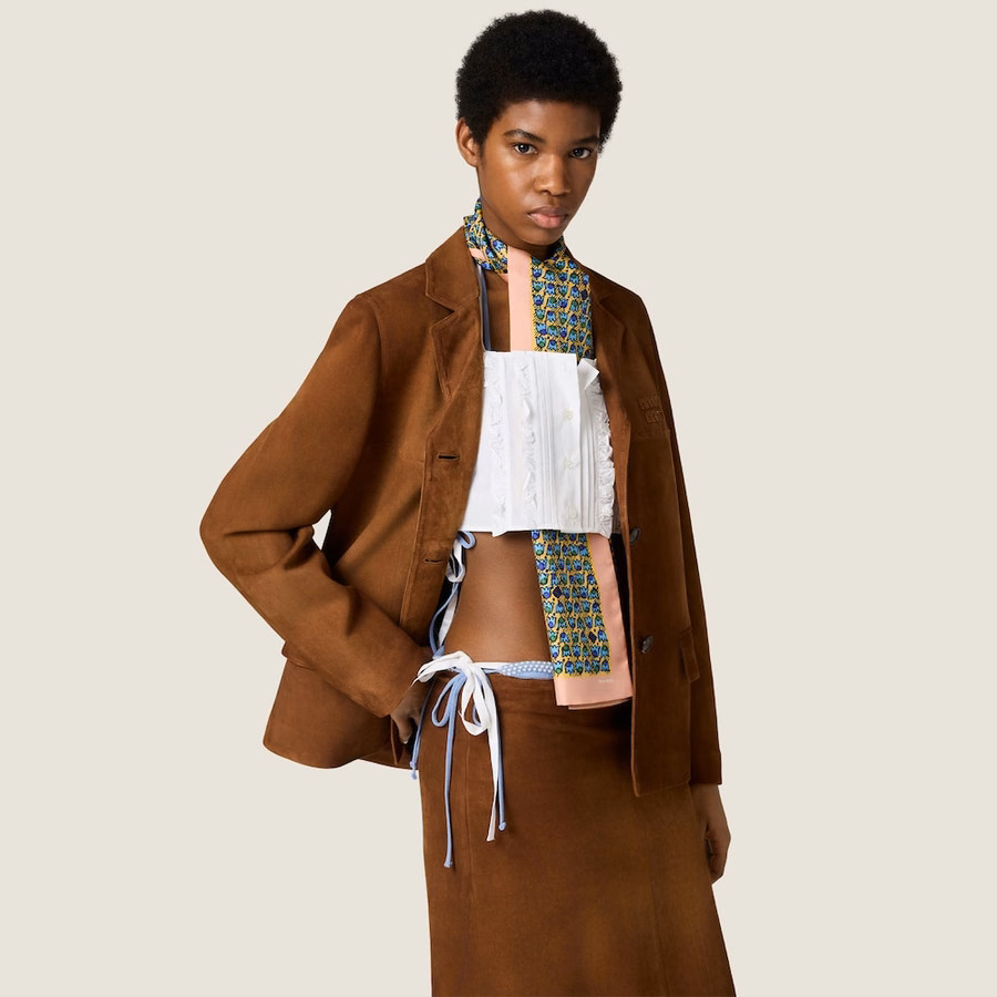 Poplin crop top