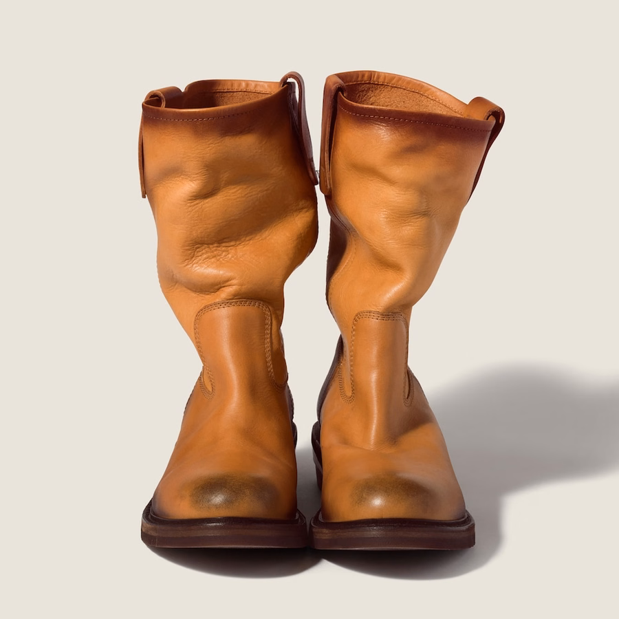 Foule leather booties