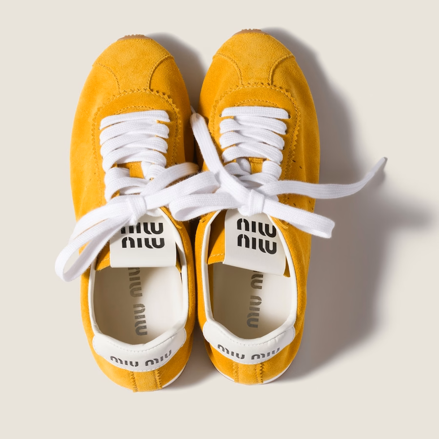 Plume suede sneakers