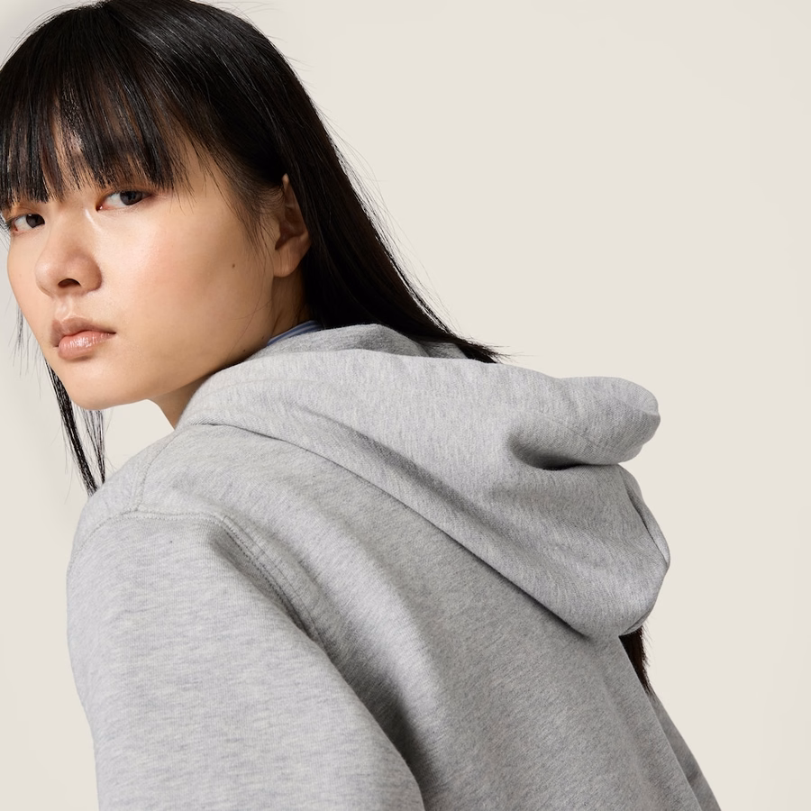 Cropped hoodie jacket