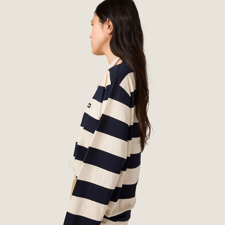 Striped jersey T-shirt