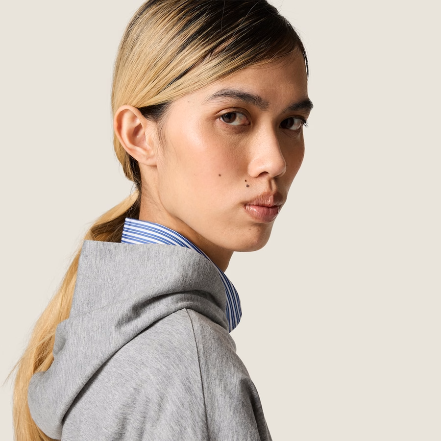 Cotton fleece hoodie