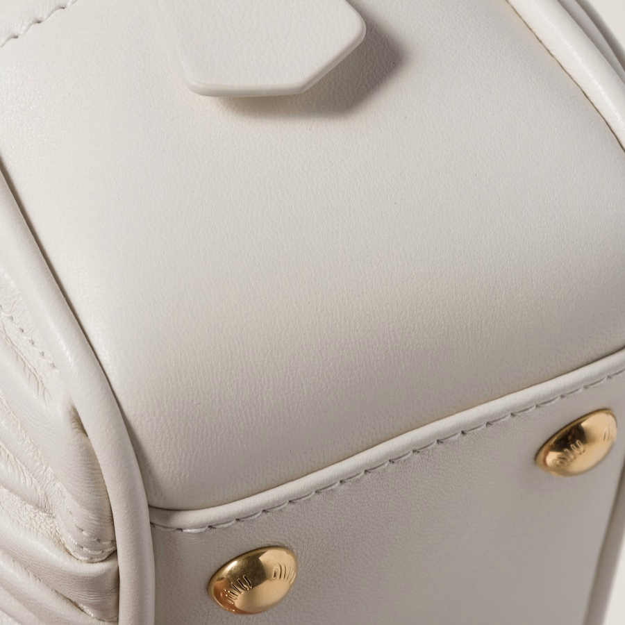 Arcadie matelassé nappa leather bag