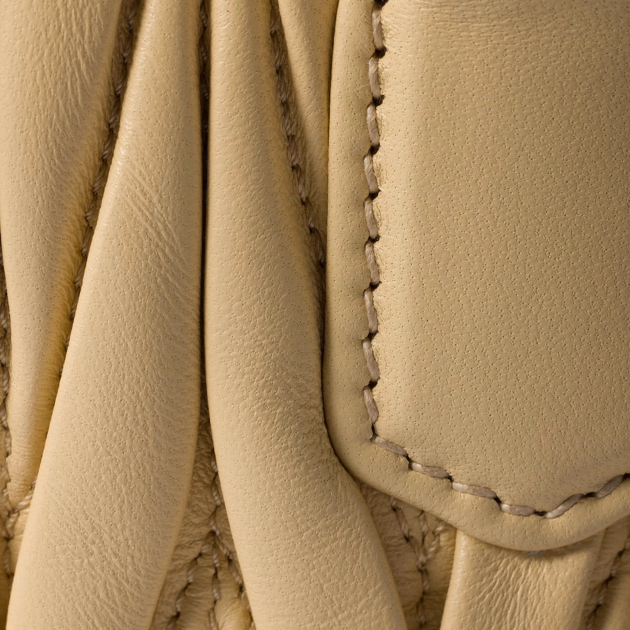 Arcadie matelassé nappa leather bag