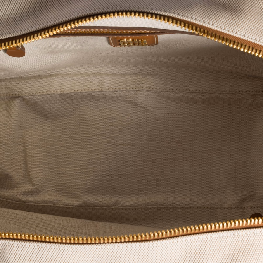 Beau canvas and leather bag