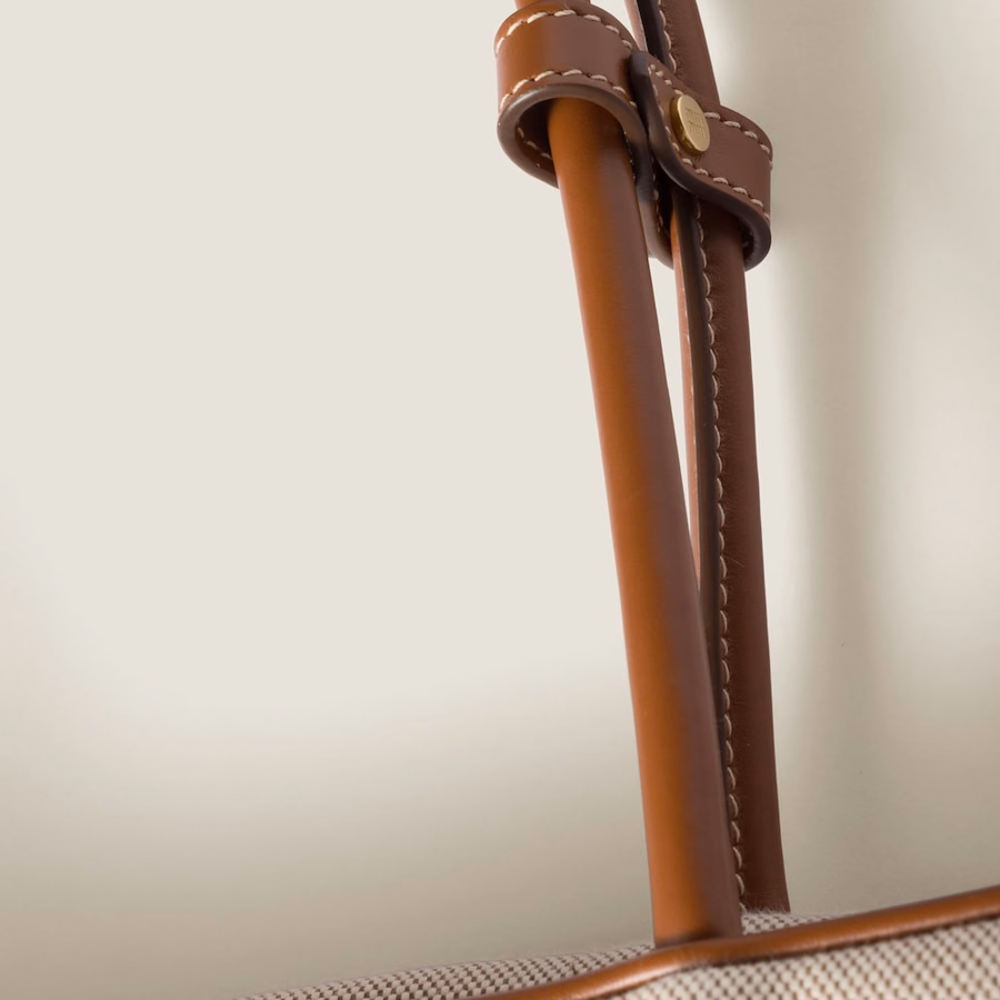 Beau canvas and leather bag
