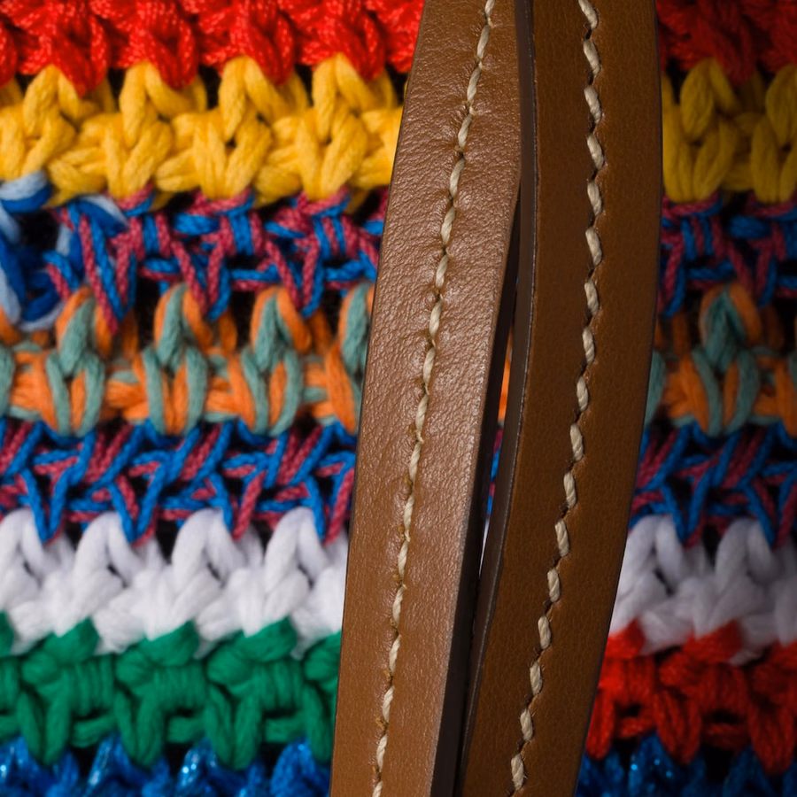 Crochet tote bag