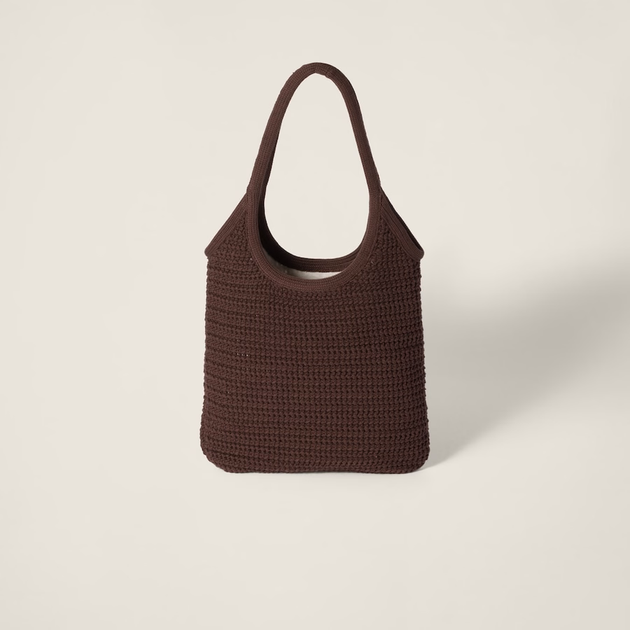 Ivy raffia-effect woven tote bag