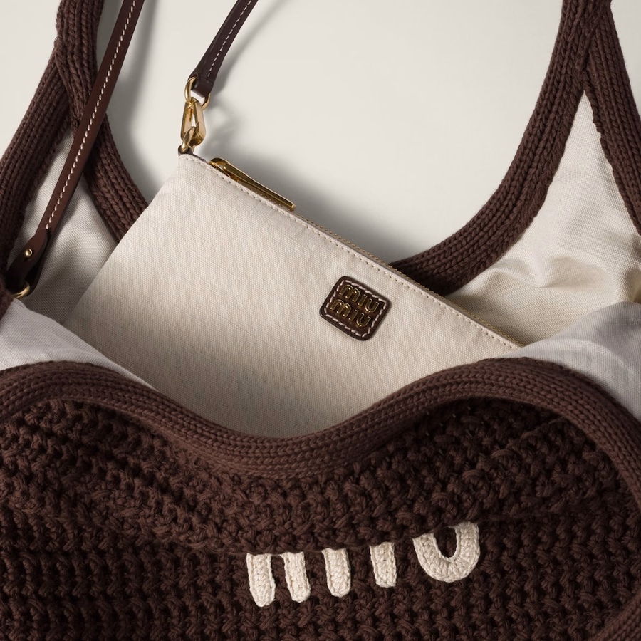 Ivy raffia-effect woven tote bag