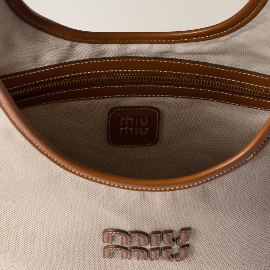 Ivy canvas and leather bag