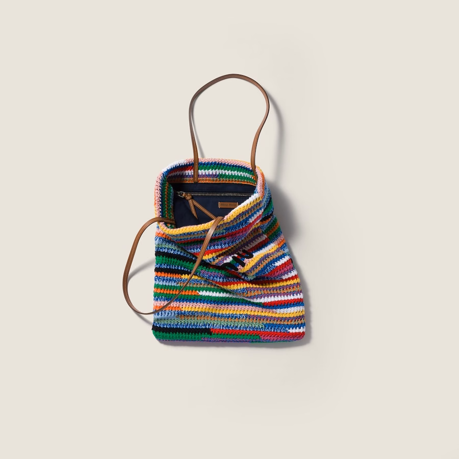 Crochet tote bag